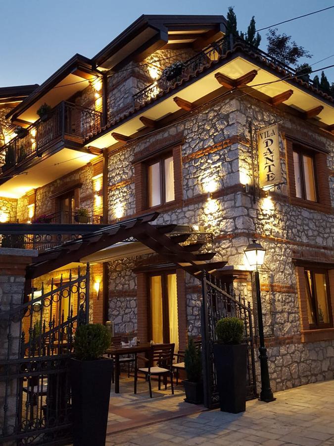 Vila Dante Boutique Hotel Tushemisht Экстерьер фото